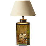 Настольная лампа Шинуазри с абажуром Golden Garden Chinoiserie Table Lamp варинант исполнения - 1 | Loft Concept в Челябинске