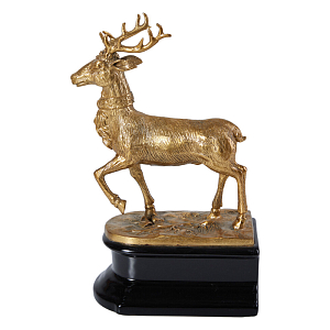 Держатель для книг в виде оленя из фарфора и бронзы Eden Garden porcelain and bronze