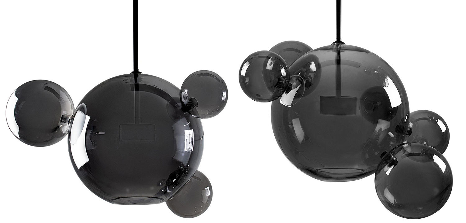 Люстра Bolle Circular Chandelier 14 BUBBLE Giopato & Coombes smoky Люстра Bolle Circular Chandelier 14 BUBBLE Giopato & Coombes smoky - Loft-Concept в Челябинске