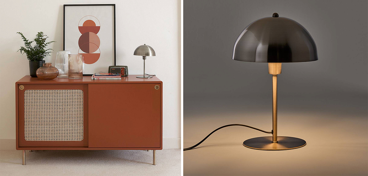 Настольная лампа Umbel Table Lamp Gray Настольная лампа Umbel Table Lamp Gray - Loft-Concept в Челябинске