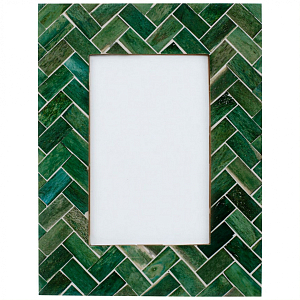 Фоторамка кость Green Indian Bone Inlay photo frame