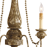 Бра состаренное с нитями из бусин Aged Silhouette варинант исполнения - 1 | Loft Concept в Челябинске