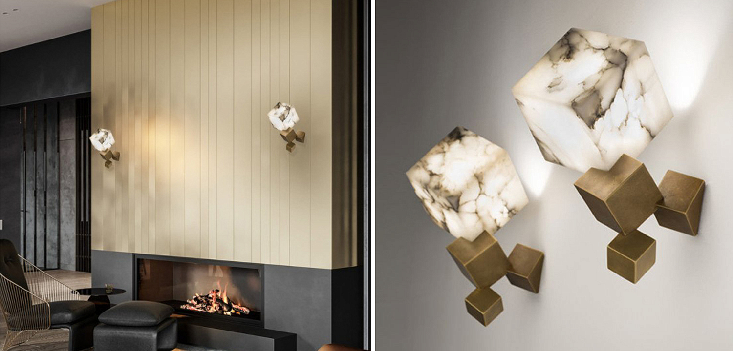Бра Marble Cube Wall lamp Бра Marble Cube Wall lamp - Loft-Concept в Челябинске