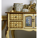 Комод деревянный Illustration of flowers варинант исполнения - 5 | Loft Concept в Челябинске