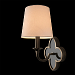 Бра с белым текстильным абажуром и фигурным основанием с зеркальной вставкой Vitorino варинант исполнения - 15 | Loft Concept в Челябинске