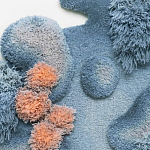 Тканый вручную Большой абстрактный гобелен Frost Forest варинант исполнения - 1 | Loft Concept в Челябинске