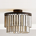 Потолочный светильник с подвесами из перламутра Unique Shine Effect варинант исполнения - 2 | Loft Concept в Челябинске