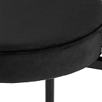 Табурет с мягким круглым сиденьем RIO Black варинант исполнения - 3 | Loft Concept в Челябинске