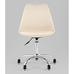 Офисный стул на металлическом основании EGGERY Beige пластик варинант исполнения - 5 | Loft Concept в Челябинске