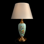 Настольная лампа голубая с изображением птиц Slip Away варинант исполнения - 2 | Loft Concept в Челябинске