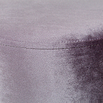 Пуф фиолетовый велюр на золотом металлическом основании Golden Belt варинант исполнения - 4 | Loft Concept в Челябинске