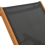 Шезлонг из текстиля и эвкалипта Power of Nature варинант исполнения - 5 | Loft Concept в Челябинске