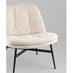 Кресло лаунж Tail молочный варинант исполнения - 2 | Loft Concept в Челябинске