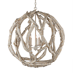 Люстра круглая в виде веток деревьев Natural Driftwood варинант исполнения - 1 | Loft Concept в Челябинске