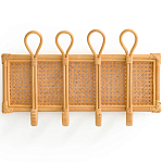 Настенная вешалка из ротанга Wila Wall Hanger M варинант исполнения - 2 | Loft Concept в Челябинске