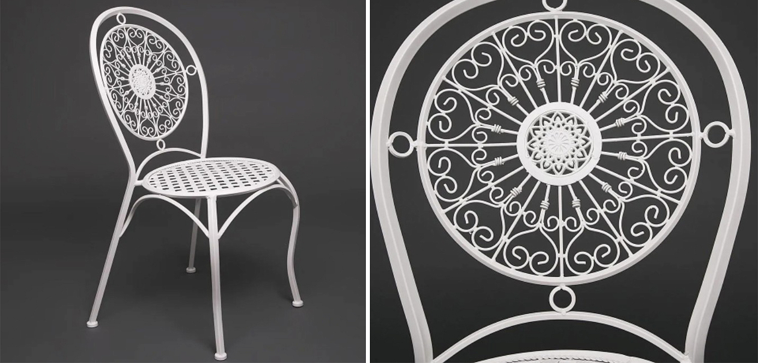 Стул Forged Patterns Anita White Стул Forged Patterns Anita White - Loft-Concept в Челябинске