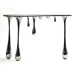 Дизайнерская Консоль Melting Silver Console Zhipeng Tan варинант исполнения - 1 | Loft Concept в Челябинске