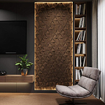 Гипсовая 3D панель с принтографией PM-50 варинант исполнения - 4 | Loft Concept в Челябинске