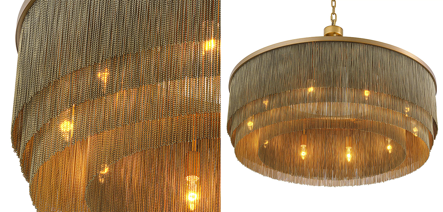 Люстра Eichholtz Chandelier Tissot L Brass Люстра Eichholtz Chandelier Tissot L Brass - Loft-Concept в Челябинске