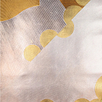 Обои ручная роспись в стиле Арт-деко Namban Colourway SC-290 on Deep Rich Gold gilded paper варинант исполнения - 2 | Loft Concept в Челябинске