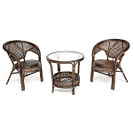 Комплект уличной мебели Angela Dark Brown варинант исполнения - 1 | Loft Concept в Челябинске