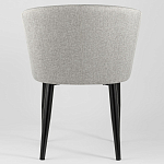 Мягкое кресло на металлических ножках Shaggy Grey варинант исполнения - 4 | Loft Concept в Челябинске