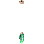 Подвесной светильник Soar Hanging Lamp Brass Green Зелёный варинант исполнения - 2 | Loft Concept в Челябинске