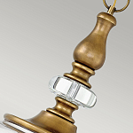 Люстра подвесная цвета латунь с прозрачным овальным стеклянным плафоном Hinkley варинант исполнения - 8 | Loft Concept в Челябинске