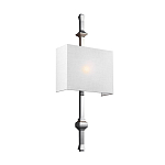 Бра с прямоугольным тканевым абажуром белого цвета Feiss варинант исполнения - 1 | Loft Concept в Челябинске