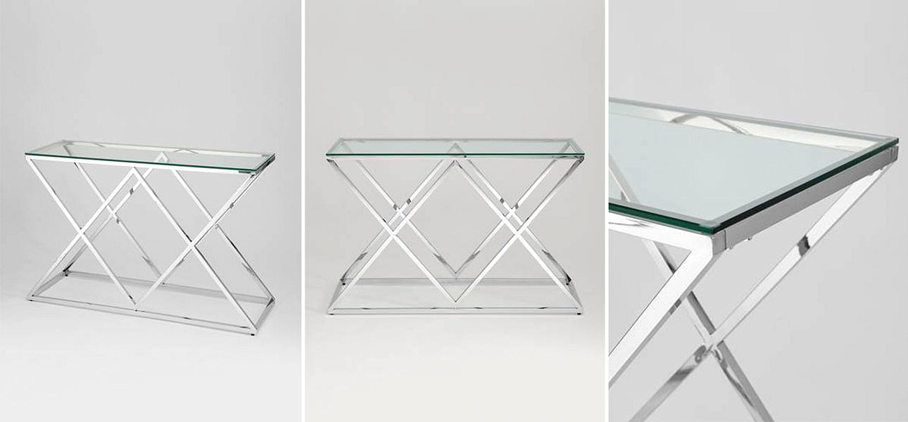 Консоль Geometry Rhombus Silver Консоль Geometry Rhombus Silver - Loft-Concept в Челябинске