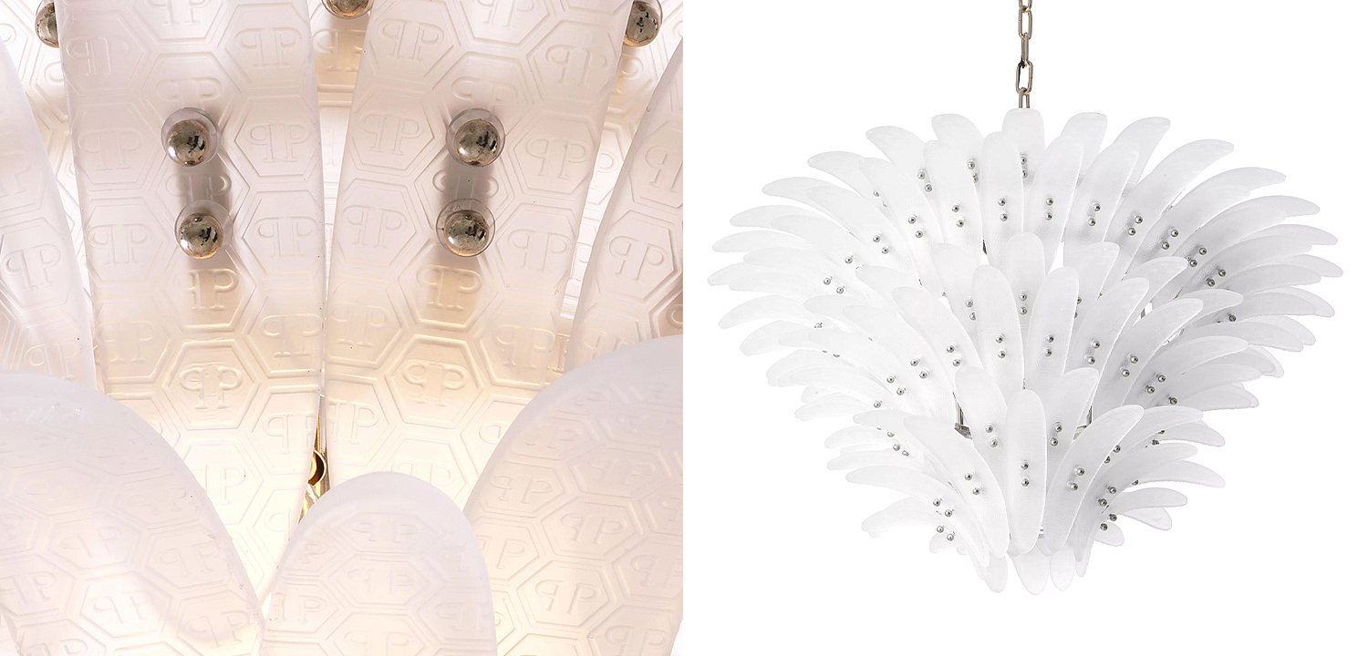 Люстра Philipp Plein Chandelier Bel Air L Белая Люстра Philipp Plein Chandelier Bel Air L Белая - Loft-Concept в Челябинске