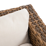 Трехместный садовый диван из плетеного пластика Matteo варинант исполнения - 2 | Loft Concept в Челябинске