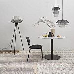 Торшер с трехъярусным плафоном из металлической сетки Metal Mesh Floor Lamp варинант исполнения - 2 | Loft Concept в Челябинске