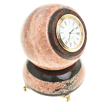 Часы настольные в виде шара из натурального камня Ball Stone Clock варинант исполнения - 2 | Loft Concept в Челябинске