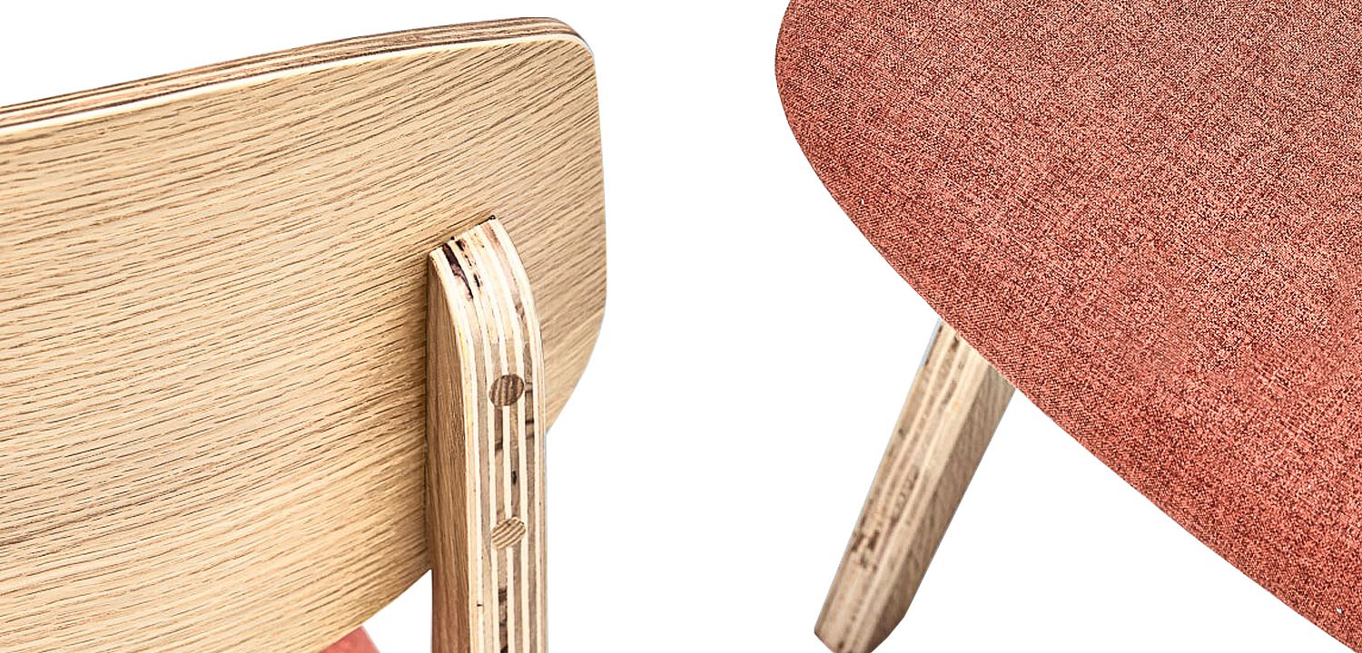 Стул Ailde Stool coral Стул Ailde Stool coral - Loft-Concept в Челябинске
