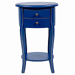 Синяя тумба на фигурных ножках Shelby варинант исполнения - 1 | Loft Concept в Челябинске