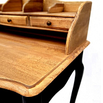 Стол-бюро из массива березы с 5-ю ящиками в стиле прованс Vintage варинант исполнения - 4 | Loft Concept в Челябинске