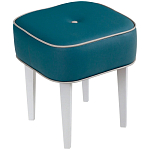 Квадратный мягкий пуф на белых ножках Winton Pouf Square варинант исполнения - 13 | Loft Concept в Челябинске