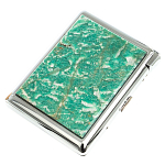 Портсигар с газовой зажигалкой из натурального камня Амазонит Stone Cigarettes Cases варинант исполнения - 6 | Loft Concept в Челябинске