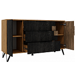 Комод с 3-мя ящиками и дверцей Stone Effect варинант исполнения - 4 | Loft Concept в Челябинске