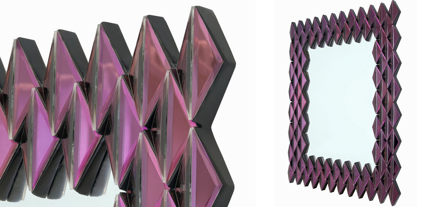 Зеркало Purple Rhombuses Mirror Зеркало Purple Rhombuses Mirror - Loft-Concept в Челябинске