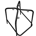 Барный стул со спинкой и подлокотниками на 4-х металлических ножках Douglas Rhombus Серый Велюр варинант исполнения - 6 | Loft Concept в Челябинске