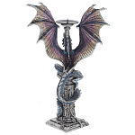 Подсвечник в виде Дракона Grey Blue Dragon Candlestick варинант исполнения - 4 | Loft Concept в Челябинске