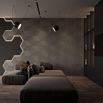 Гипсовая 3D Панель M-52 варинант исполнения - 1 | Loft Concept в Челябинске