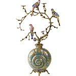 Бронзовый подсвечник Птичий рай Flora варинант исполнения - 1 | Loft Concept в Челябинске