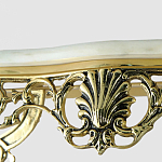 Консоль из бронзы с мраморной столешницей Bronze De Console варинант исполнения - 1 | Loft Concept в Челябинске