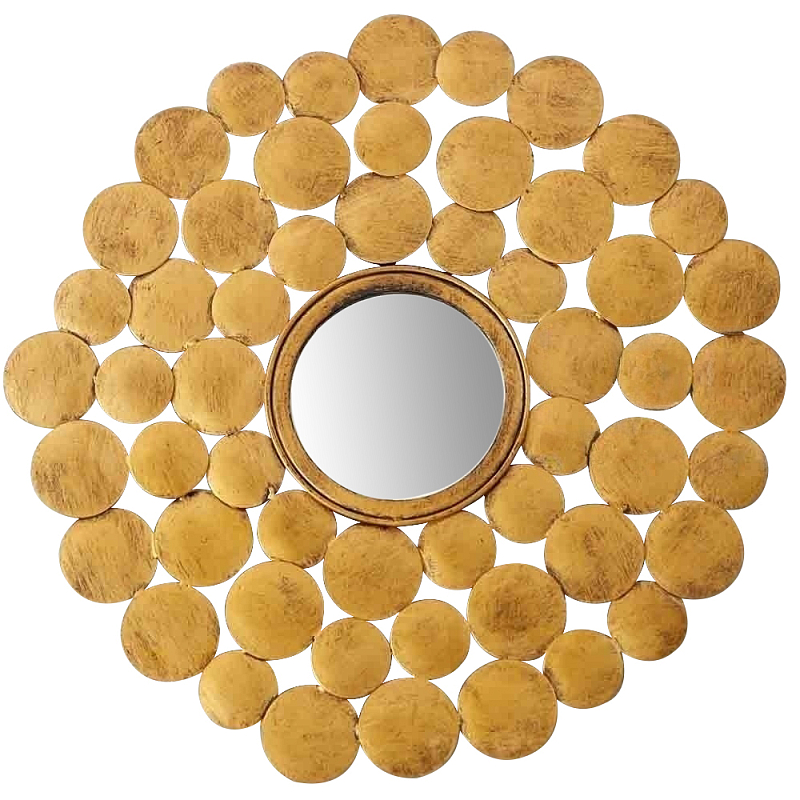 Настенное зеркало Ernest Metal Brass Mirror Латунь Настенное зеркало Ernest Metal Brass Mirror Латунь в Челябинске | Loft Concept