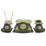 Настольный письменный набор из змеевика из 7-ми элементов Successful Leader варинант исполнения - 3 | Loft Concept в Челябинске