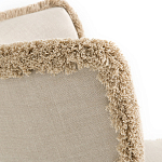 Кресло с декором бахрома Linen Fringe Chair Beige варинант исполнения - 5 | Loft Concept в Челябинске