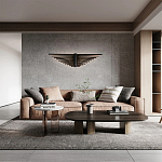 Люстра подвесная в форме веера из чёрного металла Black Solace  варинант исполнения - 2 | Loft Concept в Челябинске